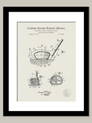 Metallic Golf Club | 1927 Patent
