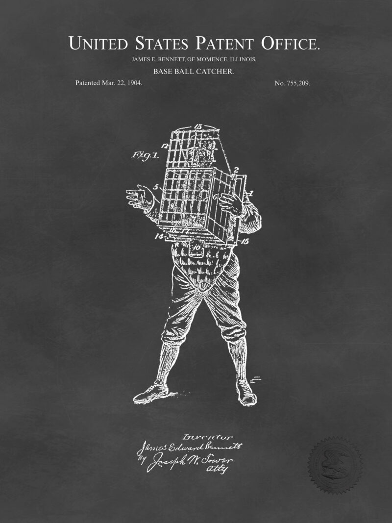 Baseball Catcher's Gear | 1904 Patent