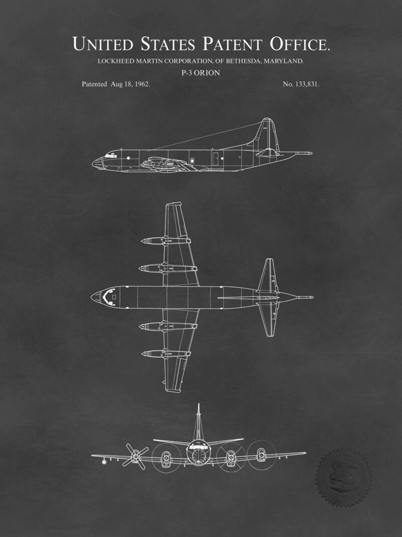 P-3 Orion | 1962 Airplane Patent