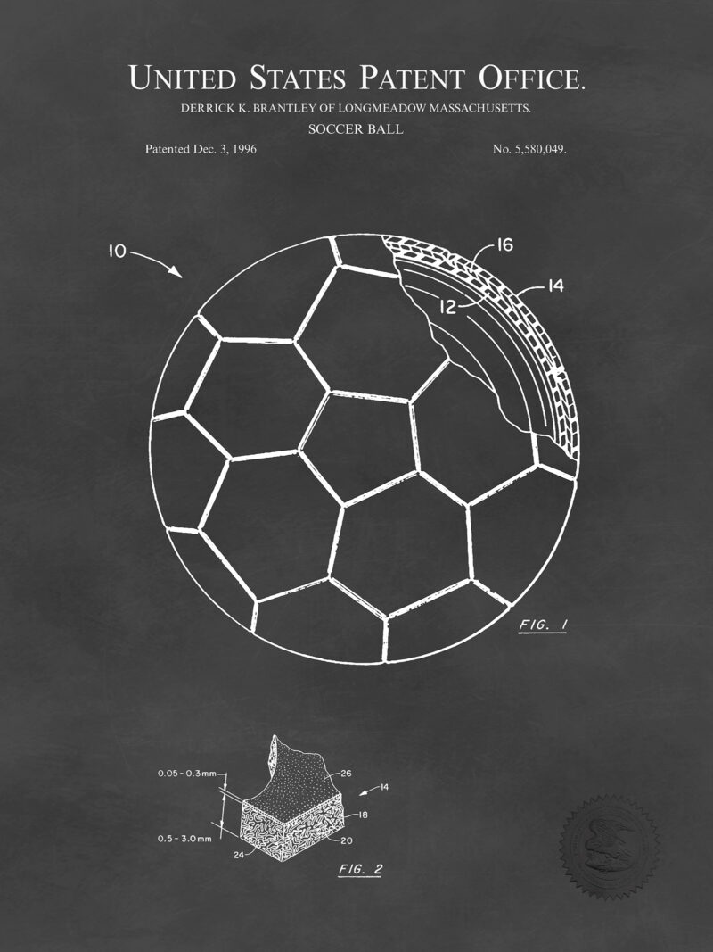 Vintage Soccer Patent Collection