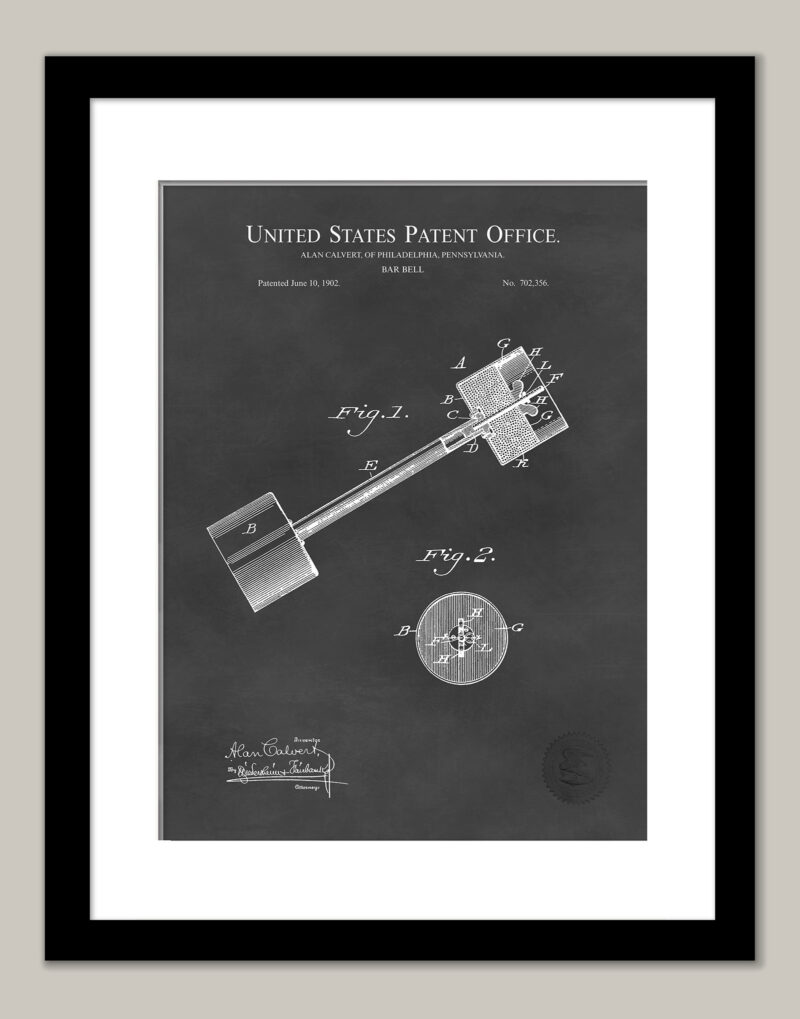 Barbell Design | 1902 Patent