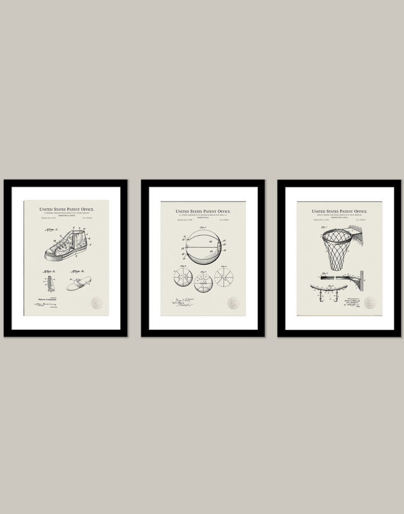 Vintage Basketball Gear Patent Prints