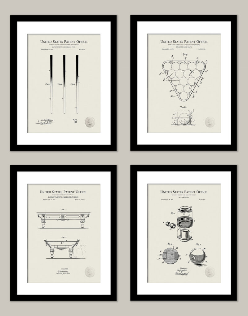 Billiard Equipment Patent Collection