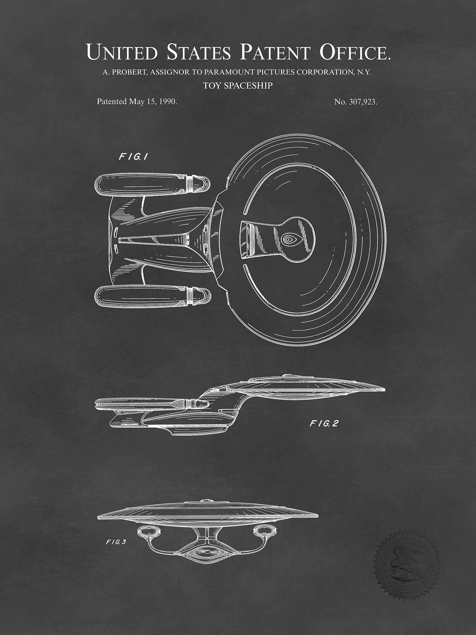 galaxy class starship blueprints
