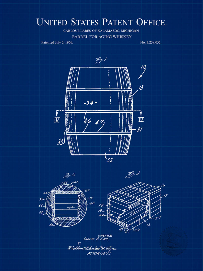 Whisky Barrel | 1966 Patent