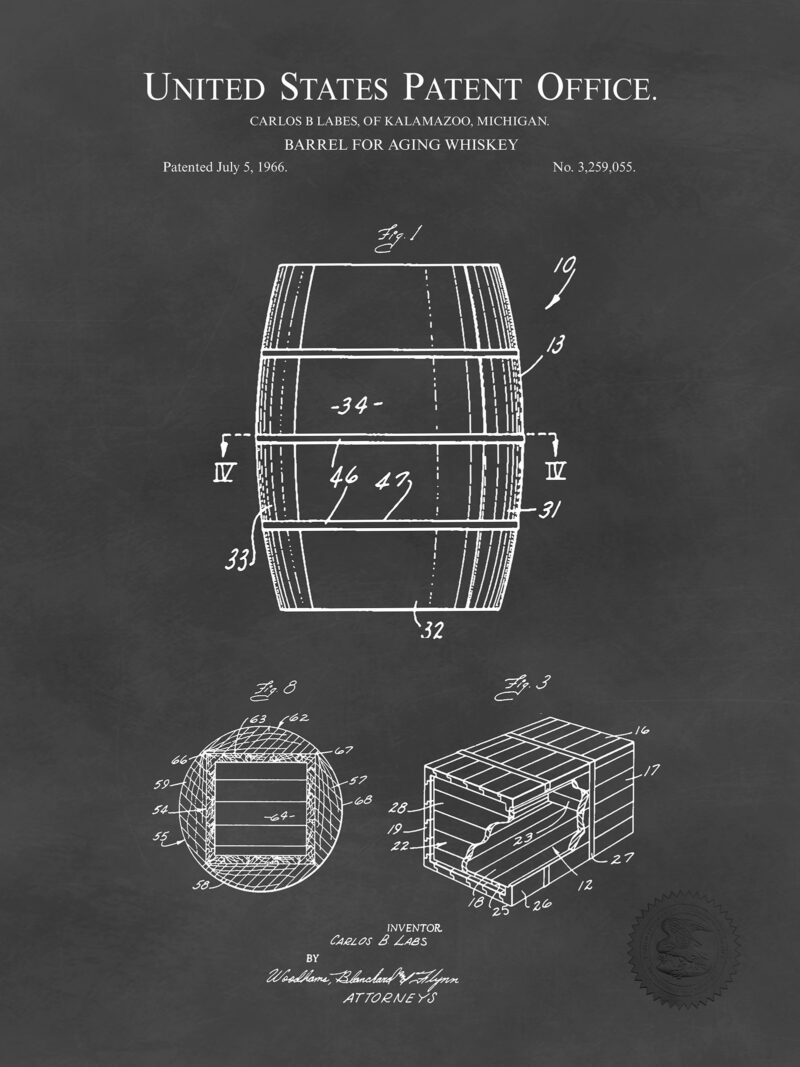 Whisky Barrel | 1966 Patent