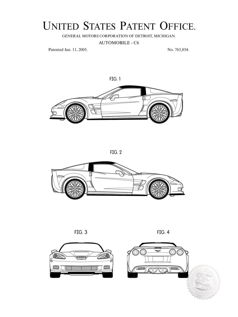 Corvette C6 | 2005 GM Patent