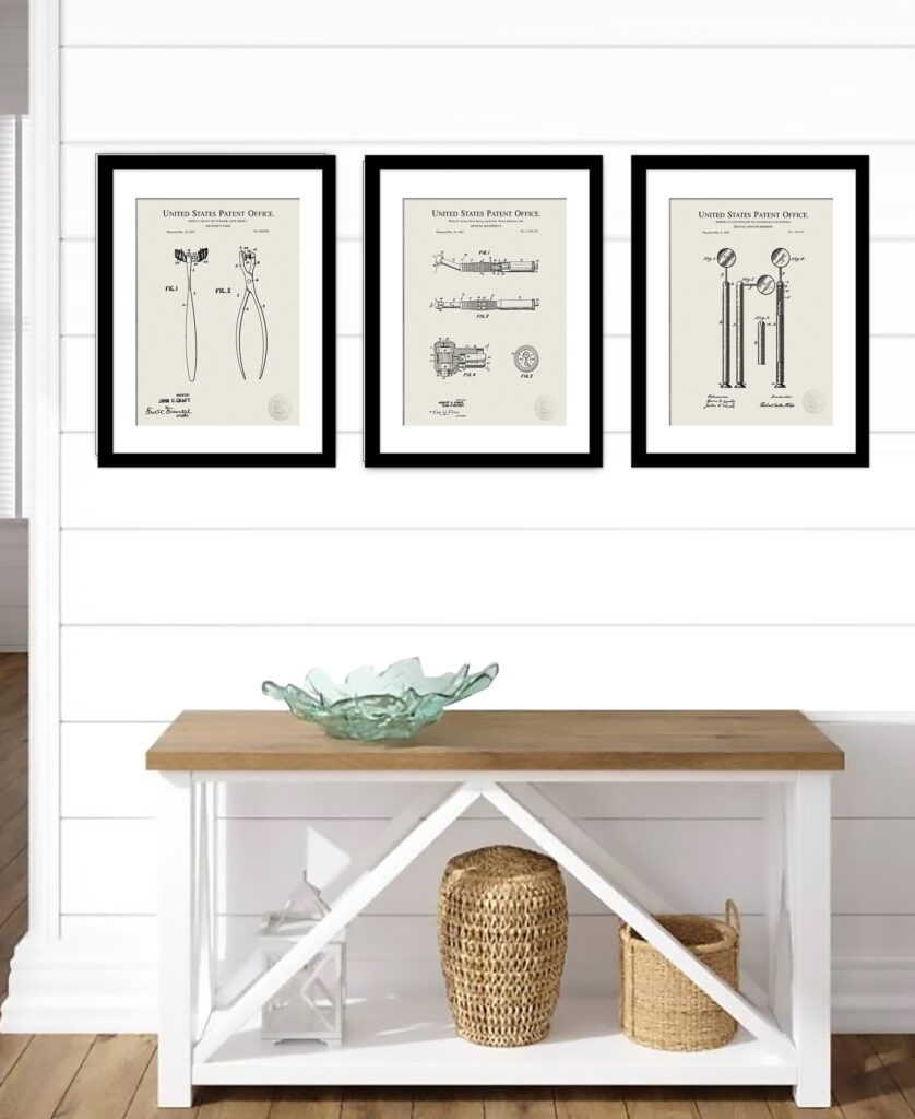 Dental Office Decor - Vintage Patent Prints – The Patent Print Shop