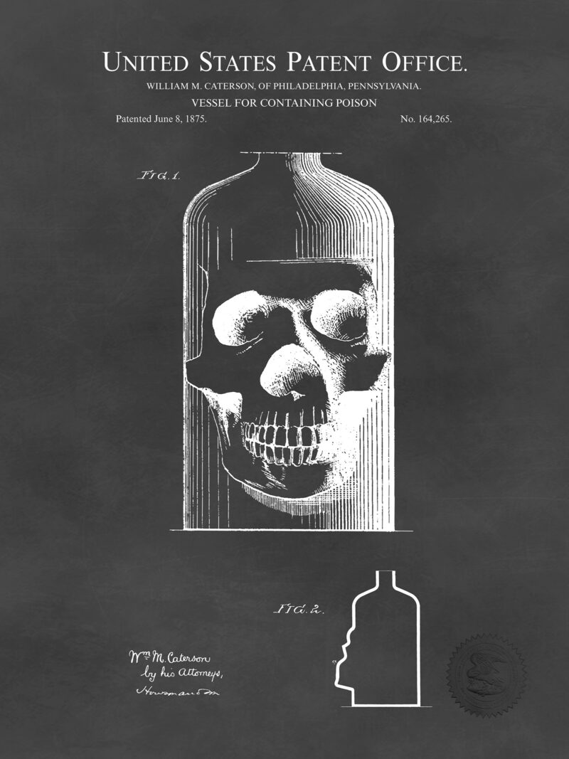 Poison Pill Vessel | 1875 Patent