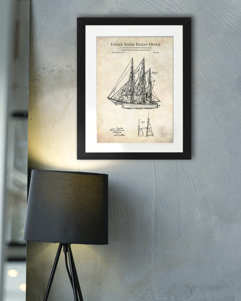 Sailing Boat Design | 1895 Patent