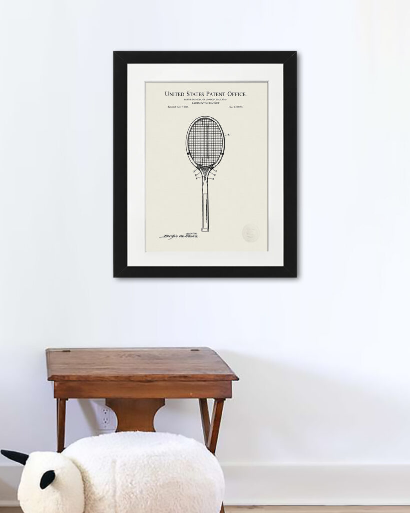 Badminton Racket Design | 1925 Patent