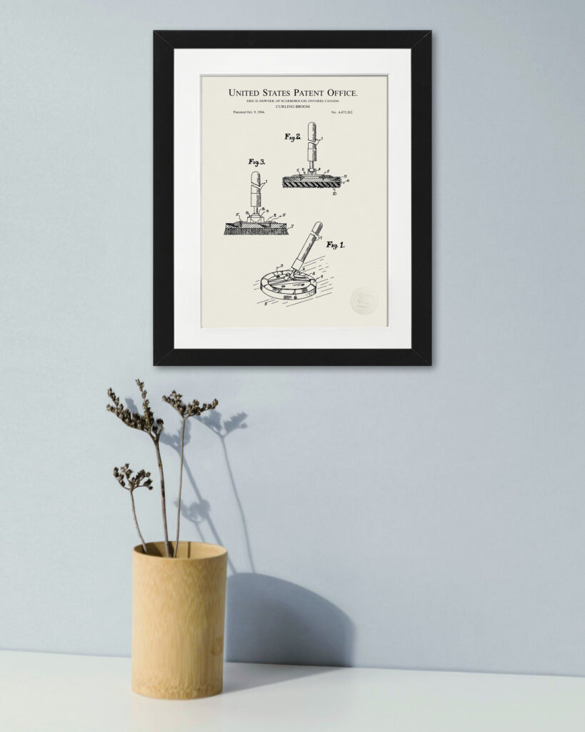 Curling Broom Design | 1984 Patent