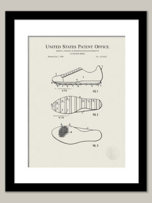 Curling Shoe Design | 1986 Patent Print