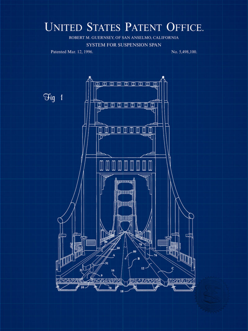 Suspension Bridge Design | 1999 Patent