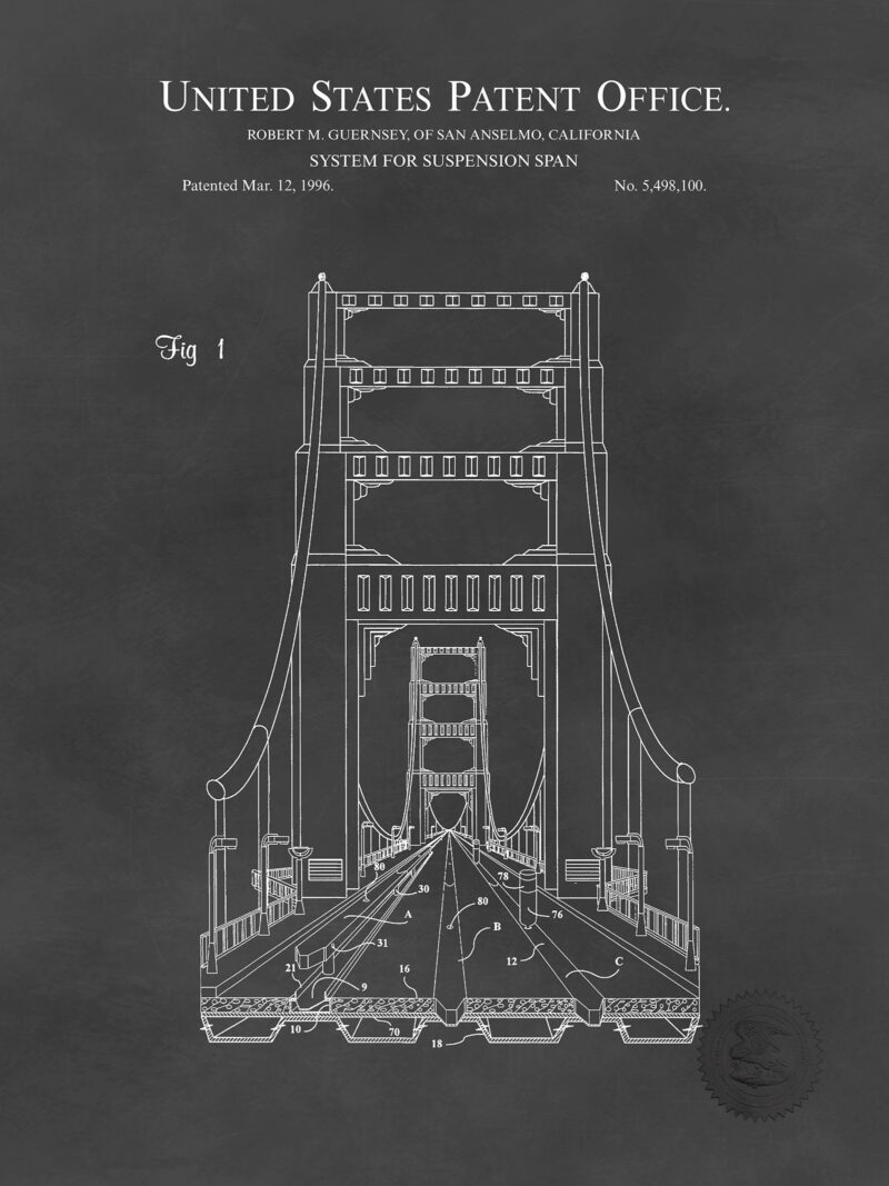 Suspension Bridge Design | 1999 Patent