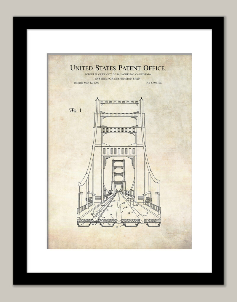 Suspension Bridge Design | 1999 Patent