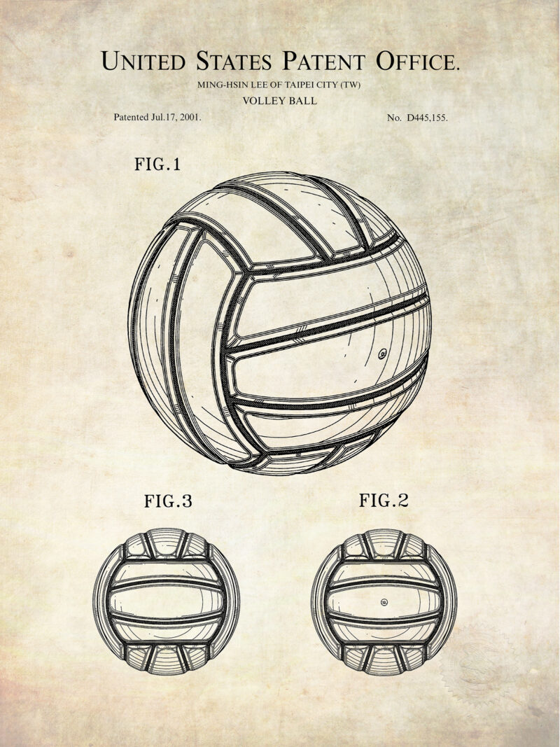 Game Ball | 2001 Volleyball Patent