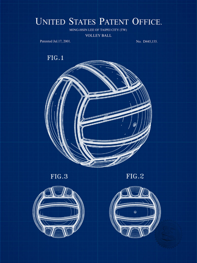 Game Ball | 2001 Volleyball Patent