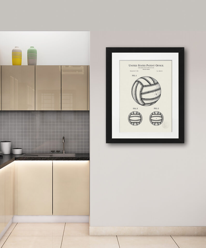 Game Ball | 2001 Volleyball Patent