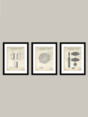 Classic Cricket Collection | 3 Patent Prints