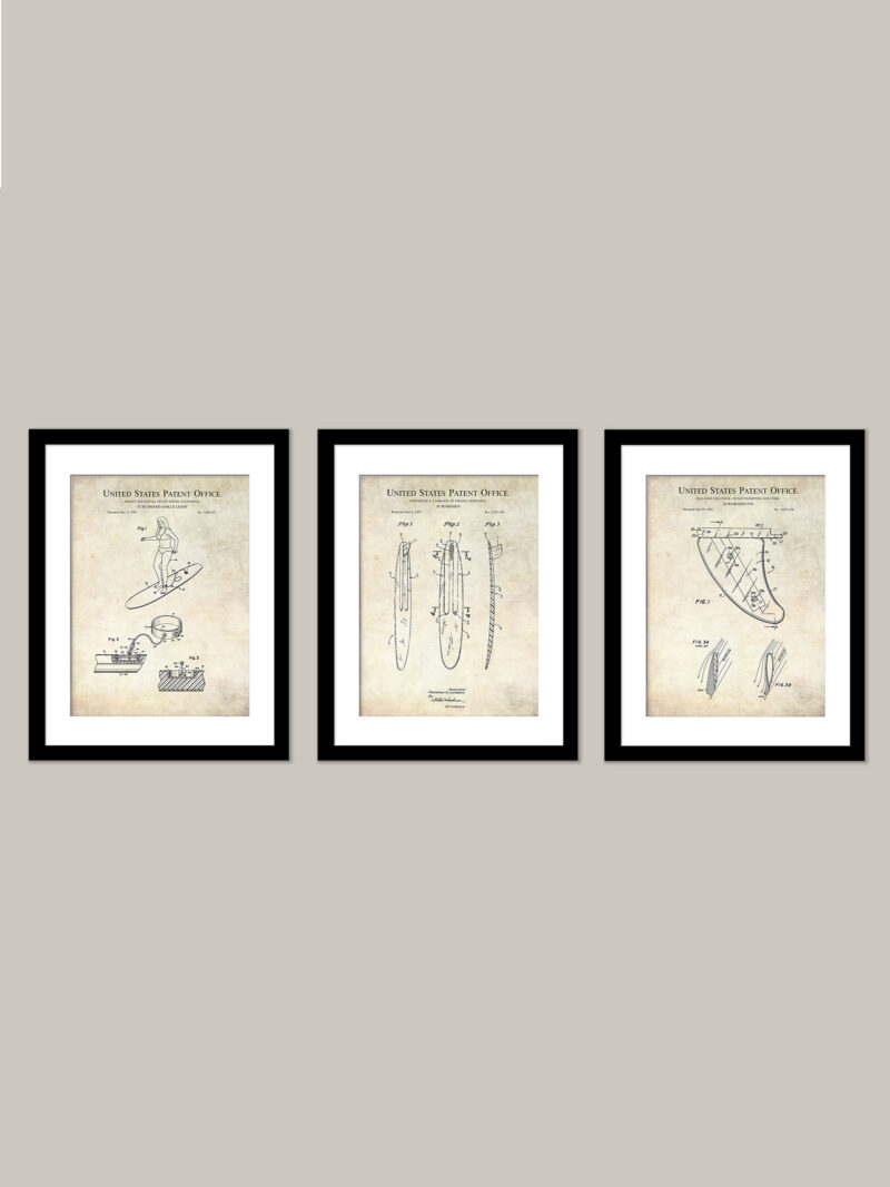 Surfing Collection | Classic Patent Prints