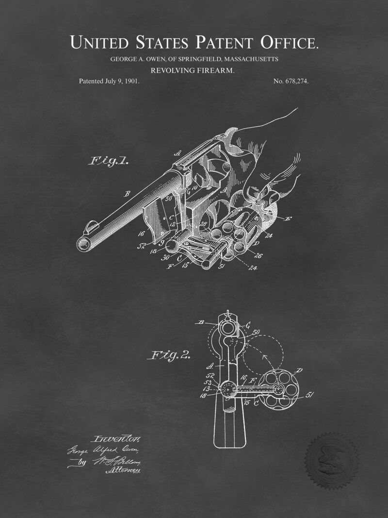 Revolving Firearm Patent