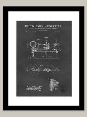 Early 20th Century Planetarium Patent