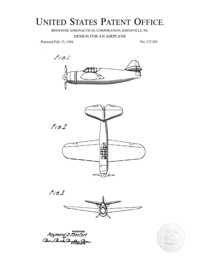 F2A Buffalo Fighter Plane