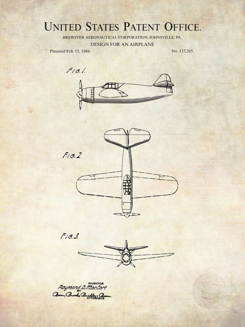 F2A Buffalo Fighter Plane