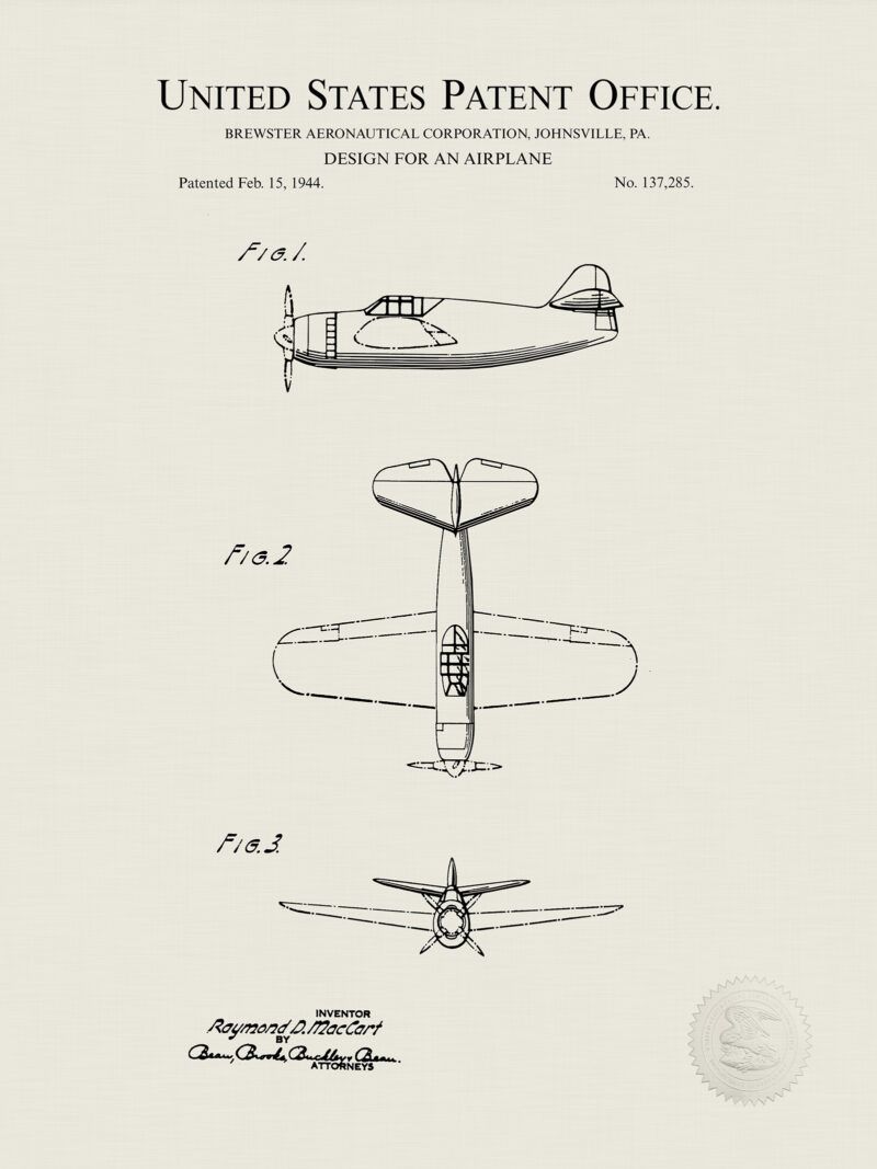 F2A Buffalo Fighter Plane