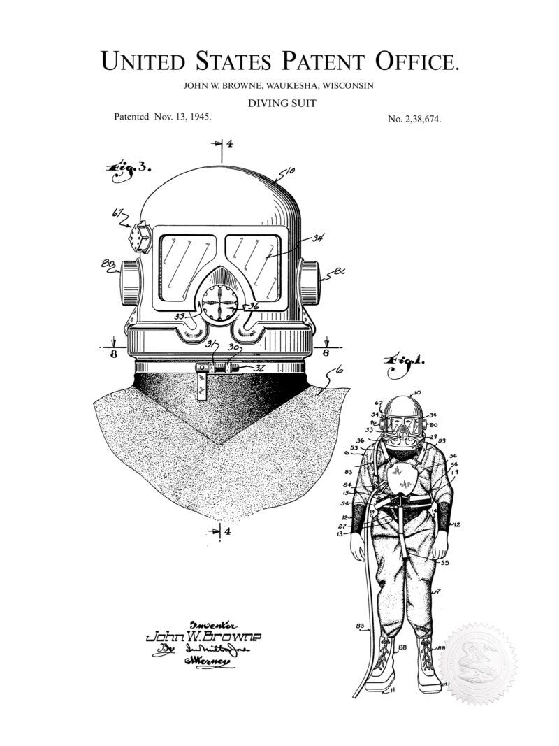 Vintage Diving Suit