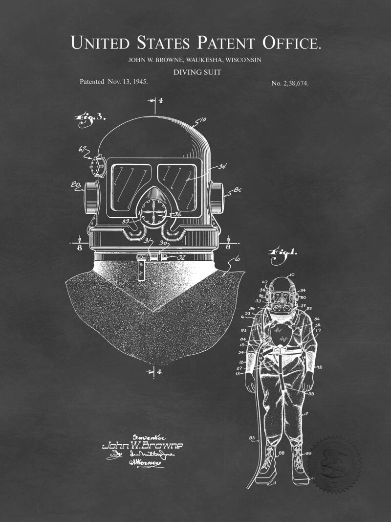 Vintage Diving Suit