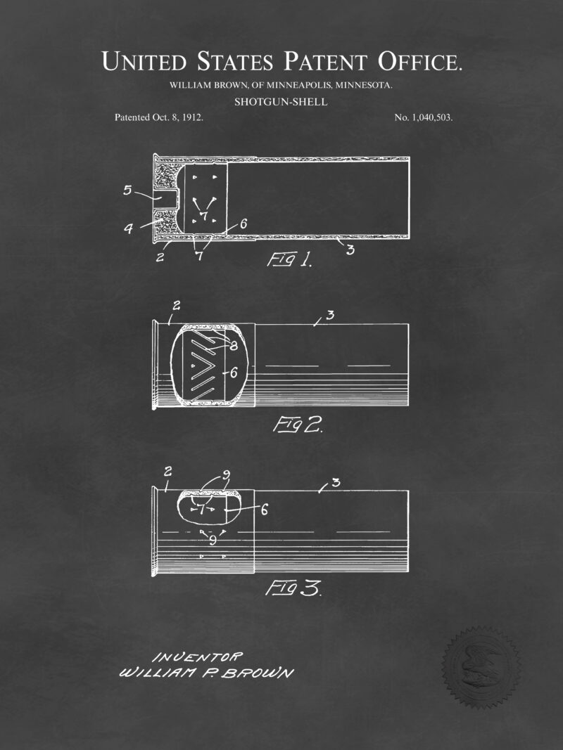 Shotgun Shell Design | 1900 Patent